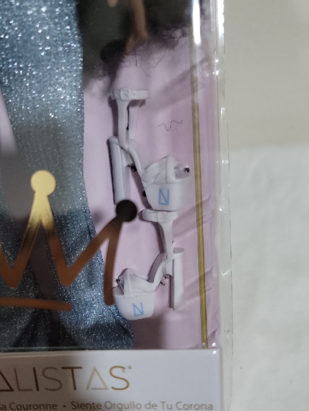 Naturalistas Liya Doll in Sparkle Blue Jumpsuit - Picture 4 of 6